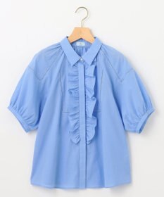 組曲 【WEB限定】ナチュラルローン フリルブラウス