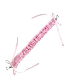 WEGO チェックリボンくしゅくしゅハンドストラップ