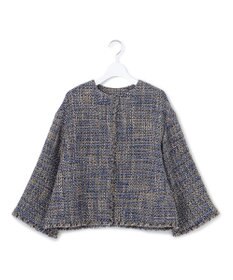 23区 GIOLICA ノーカラー ツイード ジャケット