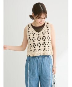 Green Parks ・ＳＵＧＡＲ　ＳＰＯＯＮ　ボーダーアメスリタンクトップ