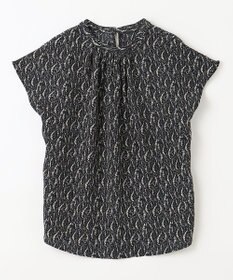 ANY 【洗濯機可能】プリントブラウス