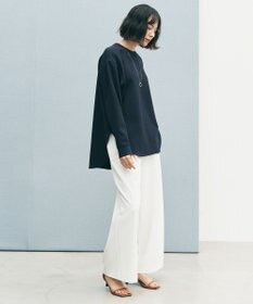 UNFILO ジョーゼット ラウンドテール プルオーバー