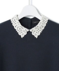 23区 S 【洗える】ヴィスコースストレッチ エンブロイダリー ワンピース