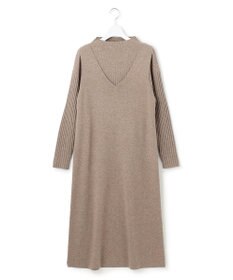 23区 L 【洗える】レイヤードニットツイン ワンピース