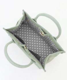 LA BAGAGERIE チャーム付きデニムバッグ Sサイズ