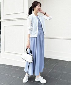 ICB 【ASUMI・MANAMIコラボ 丈が選べる】タックデザインワンピース