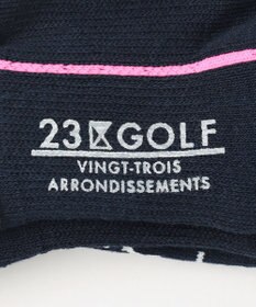 23区GOLF 【WOMEN】ネオンライン ショートソックス