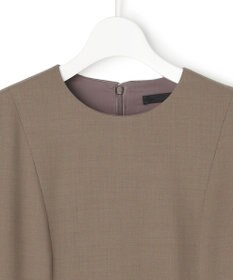 ICB 【UVカット・洗える】ウール2WAYストレッチ 長袖ワンピース