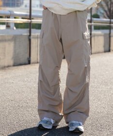WEGO ナイロンカーゴパンツ