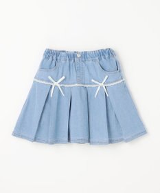 ANY KIDS 【洗濯機可能】プリーツ ミニスカパン