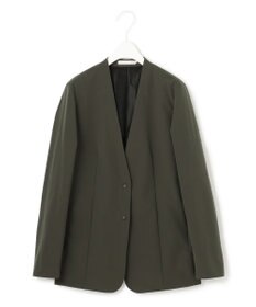 ICB 【UVカット・洗える】4WAYストレッチタフタ ノーカラージャケット