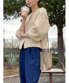 Green Parks クルーネックカーディガン