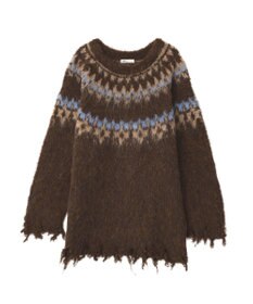 CRAFT STANDARD BOUTIQUE ノルディック起毛ニットプルオーバー