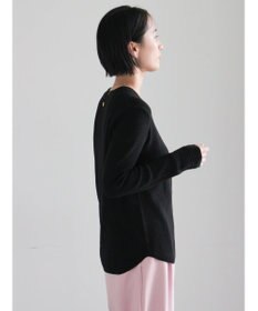 Te chichi チャーム付きワッフルニットプルオーバー