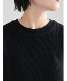 Te chichi チャーム付きワッフルニットプルオーバー