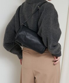 russet ソフトレザーロールショルダーバッグ(CE-1661)