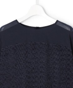 23区 カットジャカードコンビ シアー ブラウス