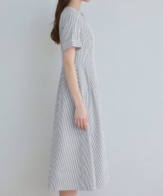 Tiaclasse 【洗える】サッカーストライプワンピース