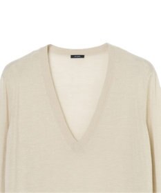 JOSEPH 【洗える】キャッシュエアー　Vネックニット