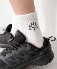 WEGO クロス刺繍ロゴソックス