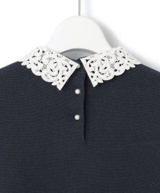 23区 S 【洗える】ヴィスコースストレッチ エンブロイダリー ワンピース