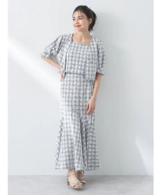 earth music&ecology ＳＥＴ２点　カットソーツィードアンサンブル