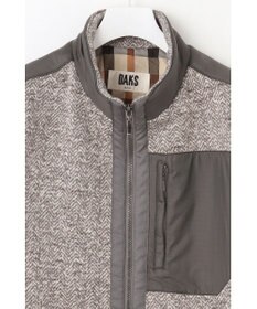 DAKS ツイーディフリース ブルゾン