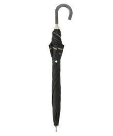 MOONBAT FURLA 晴雨兼用日傘 長傘 ジッパー刺繍 ／遮光 遮熱 UV