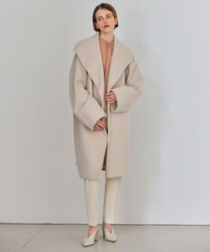 BEIGE， 【WEB限定】BORNIOL / ビックカラーコクーンコート