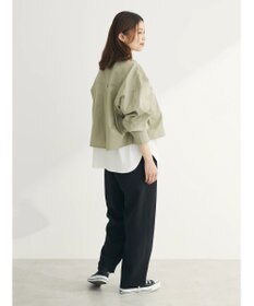 Green Parks ショート丈ワイドシャツ