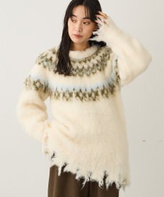 CRAFT STANDARD BOUTIQUE ノルディック起毛ニットプルオーバー