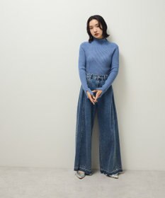 Green Parks ・Ｐｅｔｉｔ　Ｆｌｅｕｒ　ボトルネックリブニット