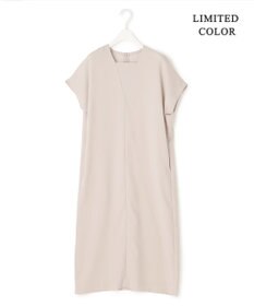 ICB 【接触冷感・UVケア・速乾・洗える】FluidBackSatin レイヤードデザインワンピース