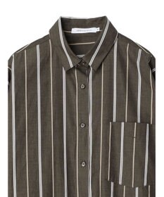 AMERICAN HOLIC ドビーストライプシャツチュニック