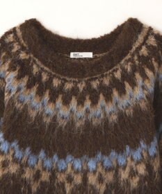 CRAFT STANDARD BOUTIQUE ノルディック起毛ニットプルオーバー