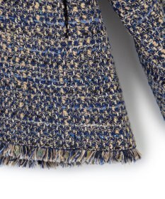 23区 GIOLICA ノーカラー ツイード ジャケット