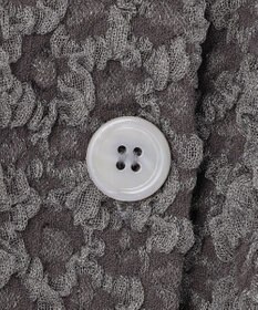 自由区 【カトリエムブーケ】Une forme bosselee ギャザーディテールボタンフロントプルオーバー