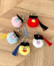 WEGO 卒業おめおめモンスターぬいぐるみキーホルダー