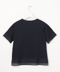 J.PRESS LADIES S 【シーンレスに活躍】コットンスムース シアーデザイン カットソー