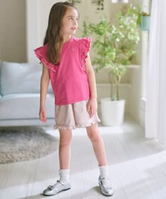 組曲 KIDS 【150-160㎝】 フリルヘムショートパンツ