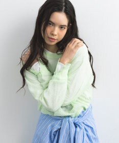 CRAFT STANDARD BOUTIQUE ジョーゼットシアーニットプルオーバー