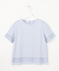 J.PRESS LADIES S 【シーンレスに活躍】コットンスムース シアーデザイン カットソー