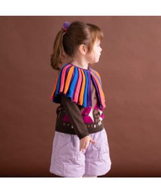 ami amie リバーシブルカラフル付け衿　親子兼用OK