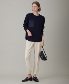 ICB 【洗える】 ライトダブルクロス ドロストパンツ