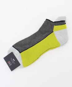 23区GOLF 【MEN】カラーブロックアンクル ライトグレー系
