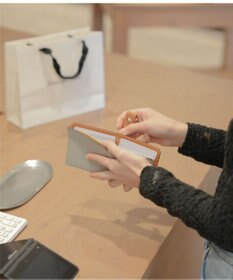 Atelier nuu 日本製 本革 バイカラーnoble スマートロングウォレット