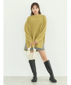 earth music&ecology マットモール片畦チュニック