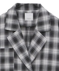 Green Parks チェック５分袖ジャケット