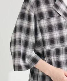 Green Parks チェック５分袖ジャケット