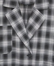 Green Parks チェック５分袖ジャケット